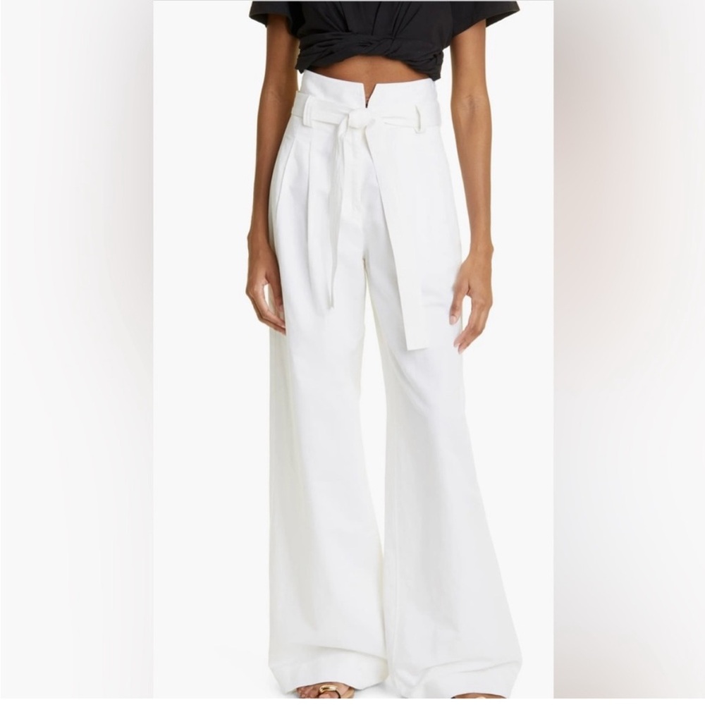 A.L.C White Wide-Leg Pants-NWT
